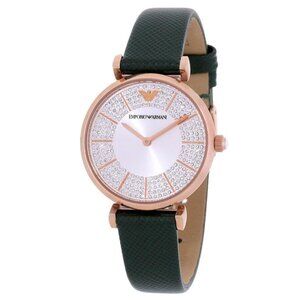 FX04490B NWT Emporio Armani Fashion Ladies Quartz Steel Authentic Watch